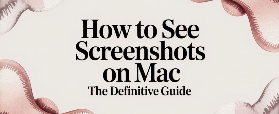 How to See Screenshots on Mac The Definitive Guide