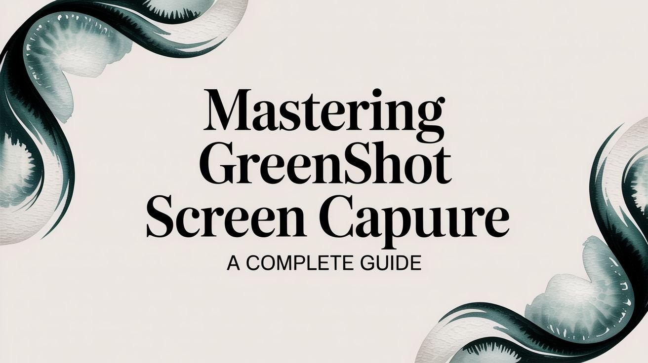 Mastering Greenshot Screen Capture a Complete Guide
