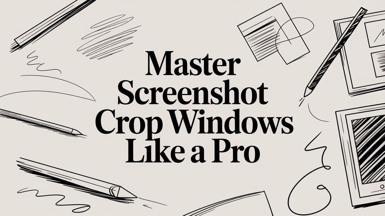 Master Screenshot Crop Windows Like a Pro