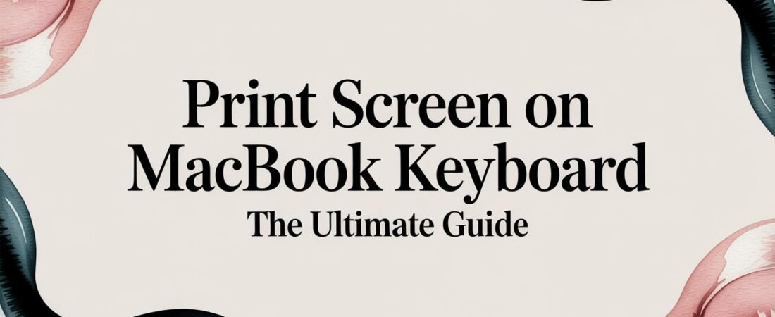 Print Screen on MacBook Keyboard The Ultimate Guide