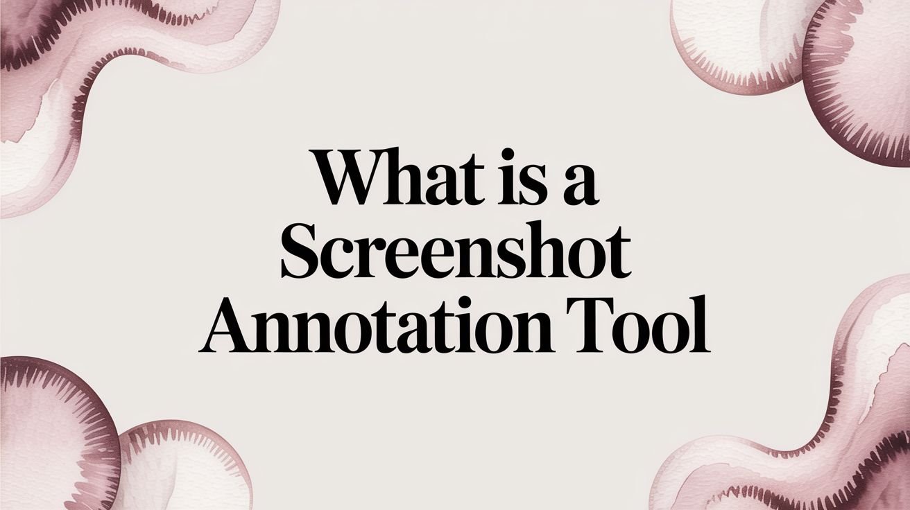 What Is a Screenshot Annotation Tool